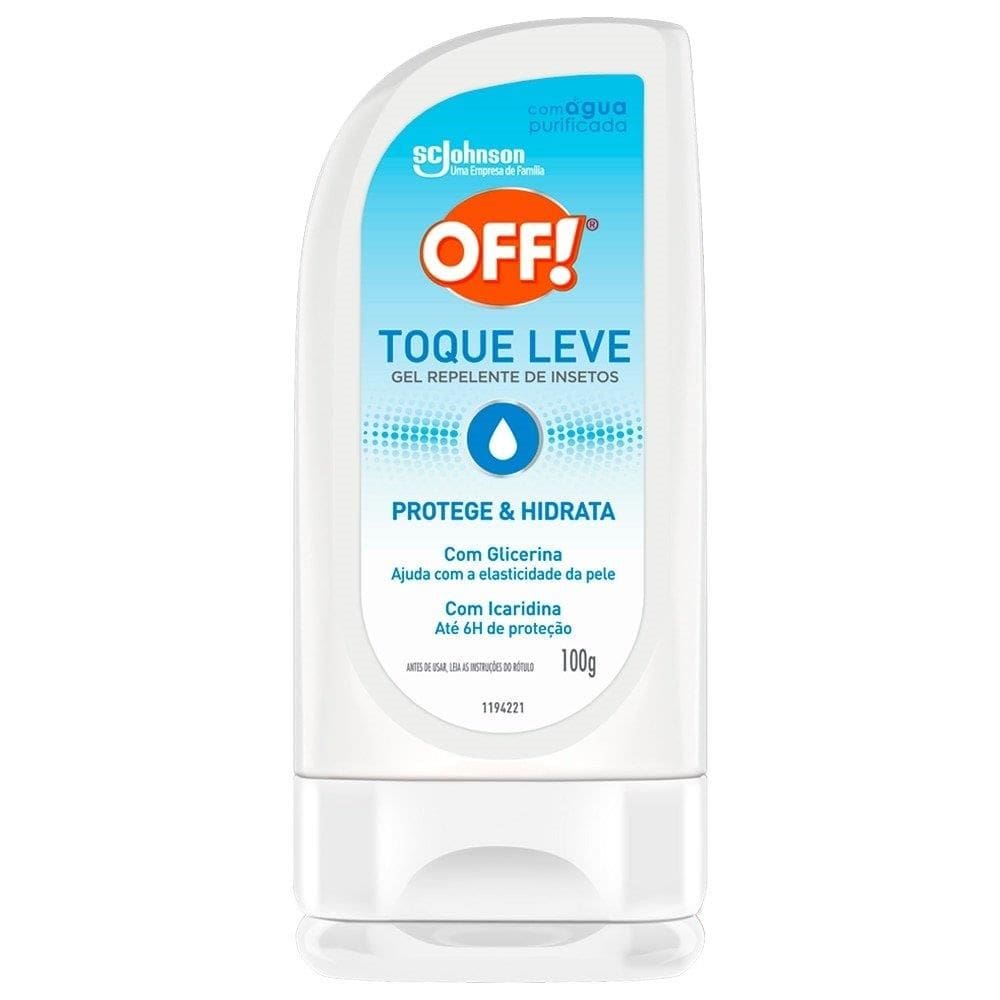 Repelente de Insetos Off Gel | Toque Leve Glicerina e Icaridina 100g