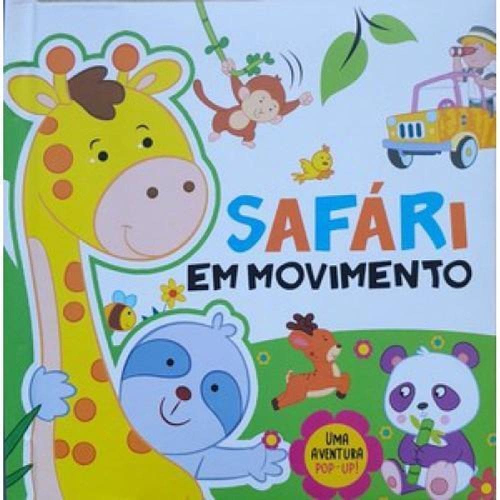 Livro Uma Aventura Pop-Up - Safari Em Movimento