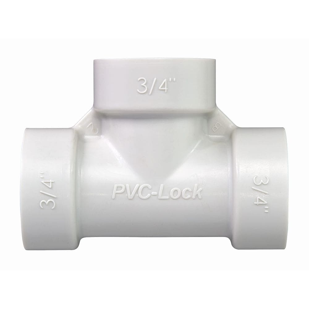 PVC-Lock Tee Orbit 34770 3/4 para irrigação externa