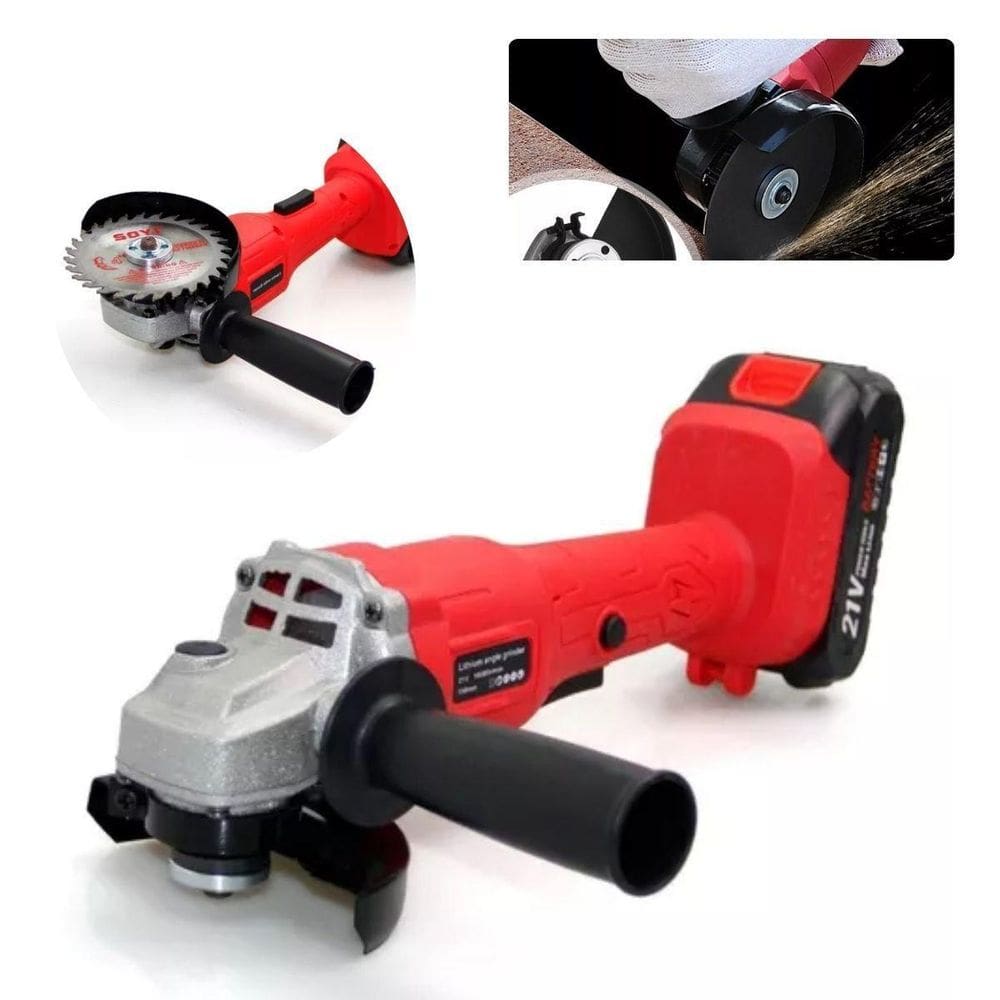 Lixadeira Esmerilhadeira 24V Recarregável Sem Fio