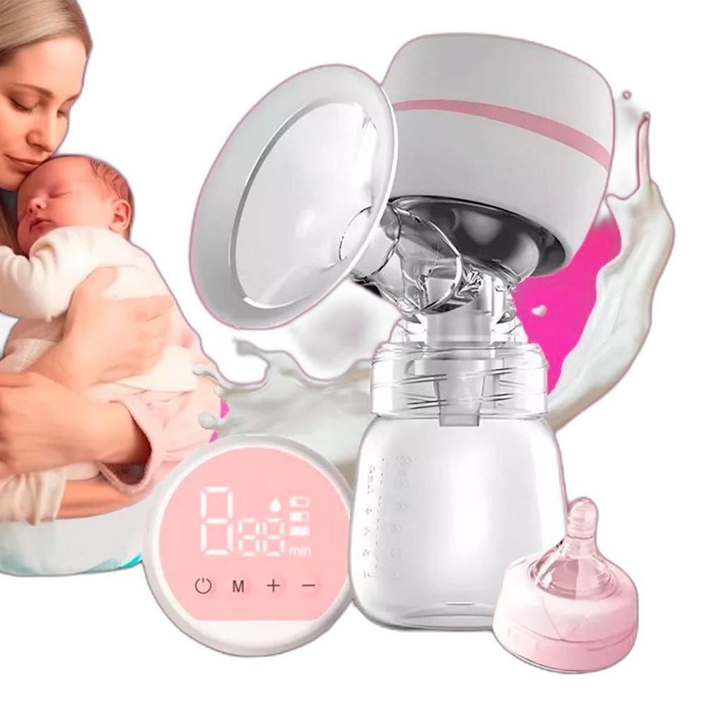 Tira Leite Elétrico Materno Bomba Digital Mamadeira 180Ml