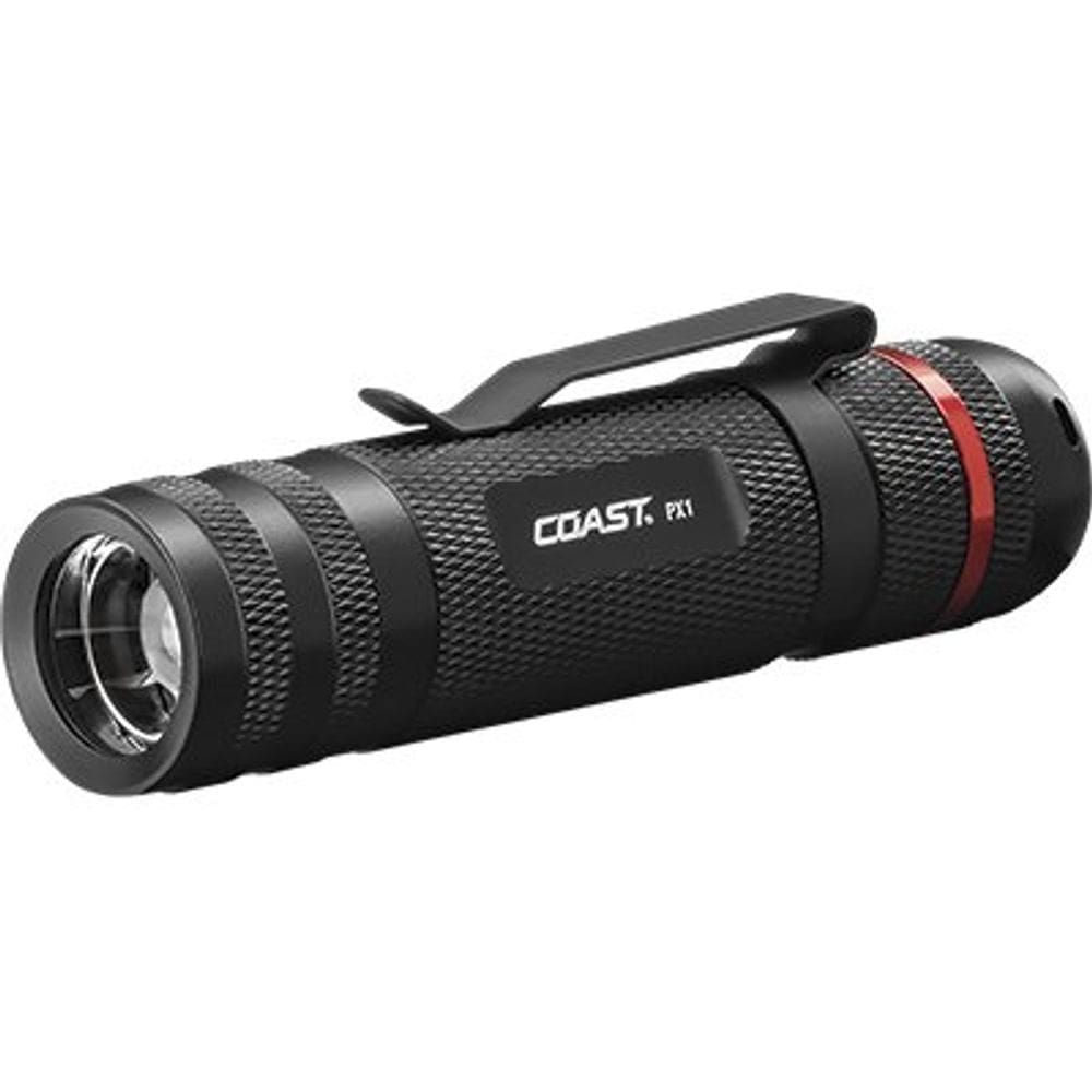 Lanterna Coast PX1 315 lúmens com bateria LED AAA preta