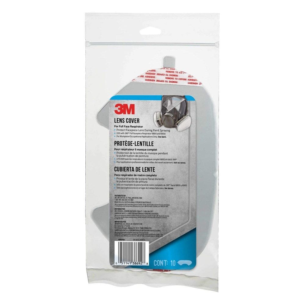 Capa de proteção facial para respirador facial completo da série 3M 6000