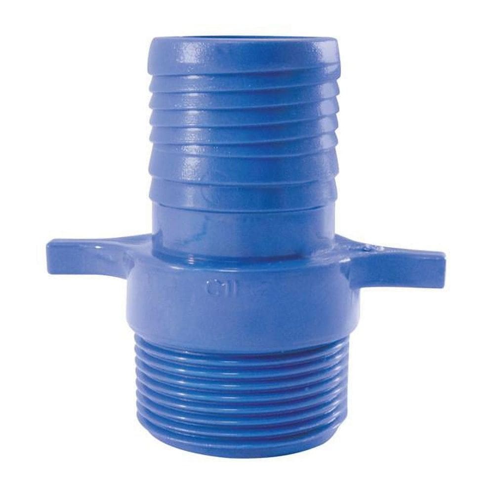 Adaptador de irrigação Apollo 1-1/4M Polipropileno Azul