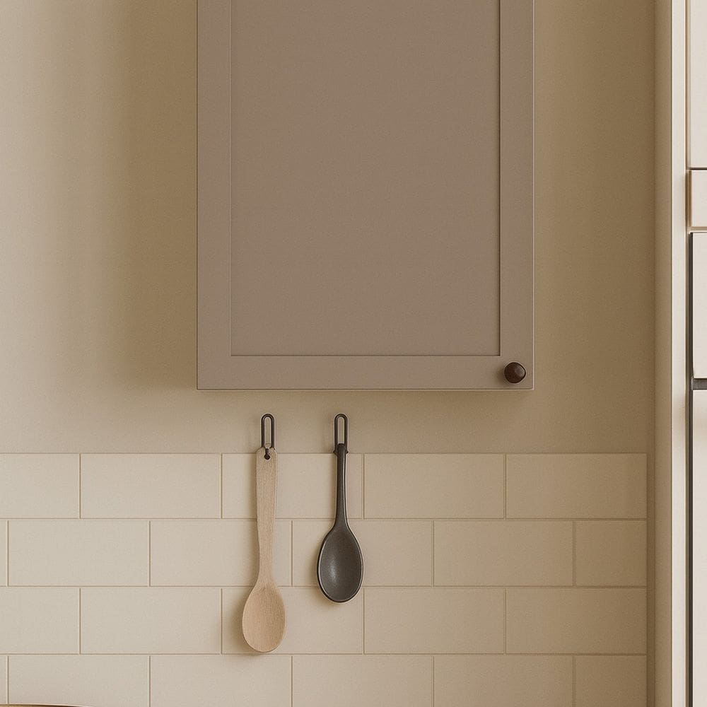 Armário Aéreo para Cozinha 1 Porta Provençal Americano 100% Mdf Iluminata Branco/Cinza
