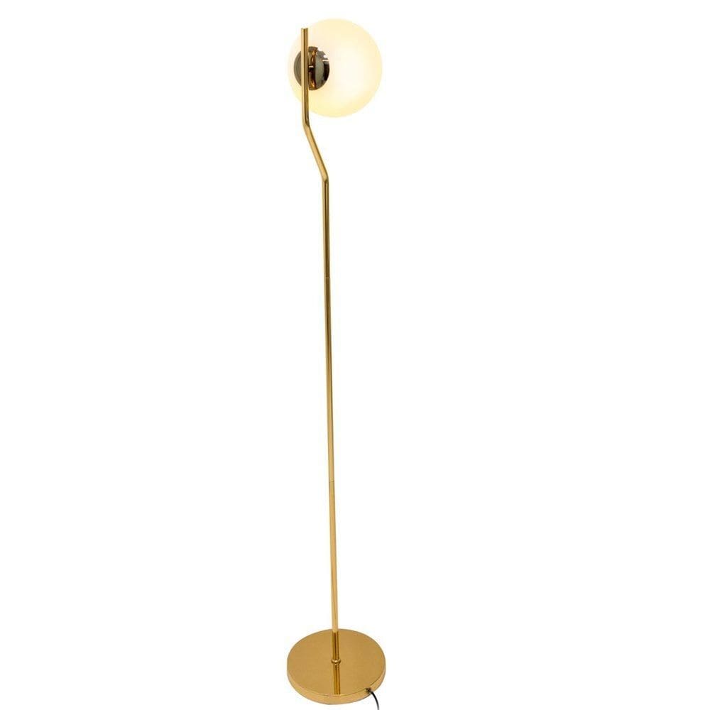 Coluna D25cm A160cm 1xe27 Max 5w Viva Dourado