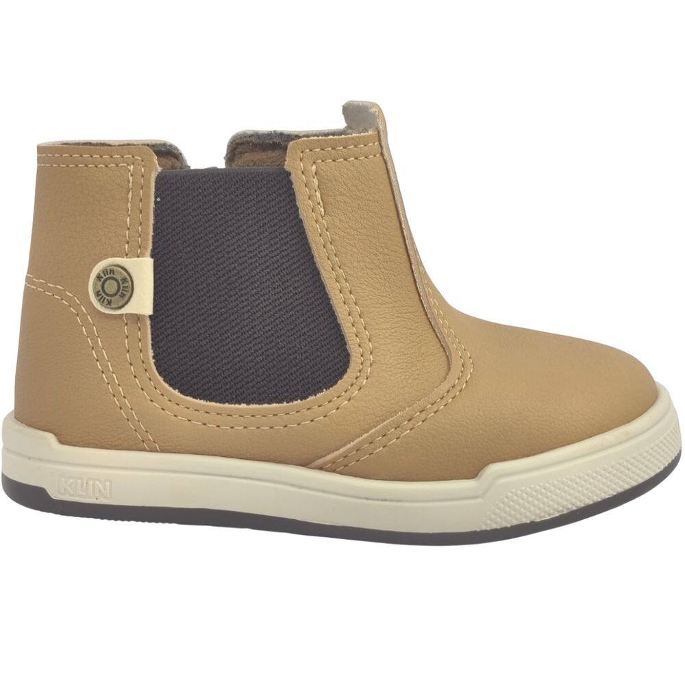 Botina Infantil Menino Casual Dia a Dia com Zíper Klin 166.180