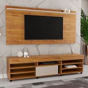Rack com Painel para Tv 58 Polegadas Twin Mel/Off White