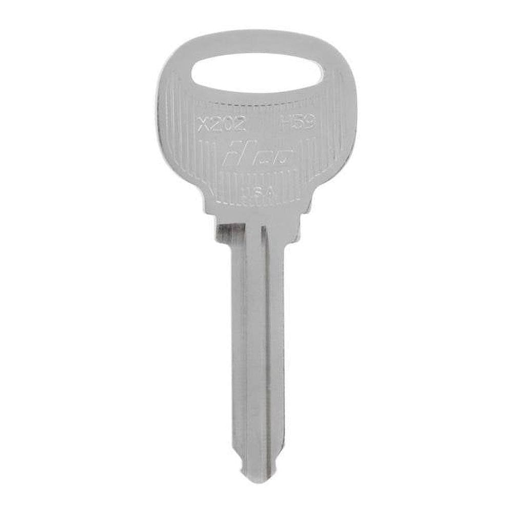 Chave automotiva Blank Hillman H59 de dupla face para Ford10