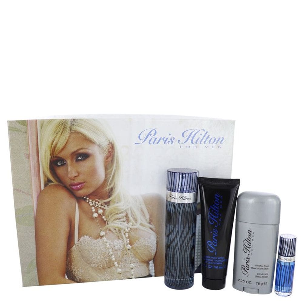 Perfume  Masc.Paris Hilton CX.PRES. 100 ML Eau Toil.90 ML Sabonete Líquido 81 ML Desodorante Stick+7 ML Mini EDT