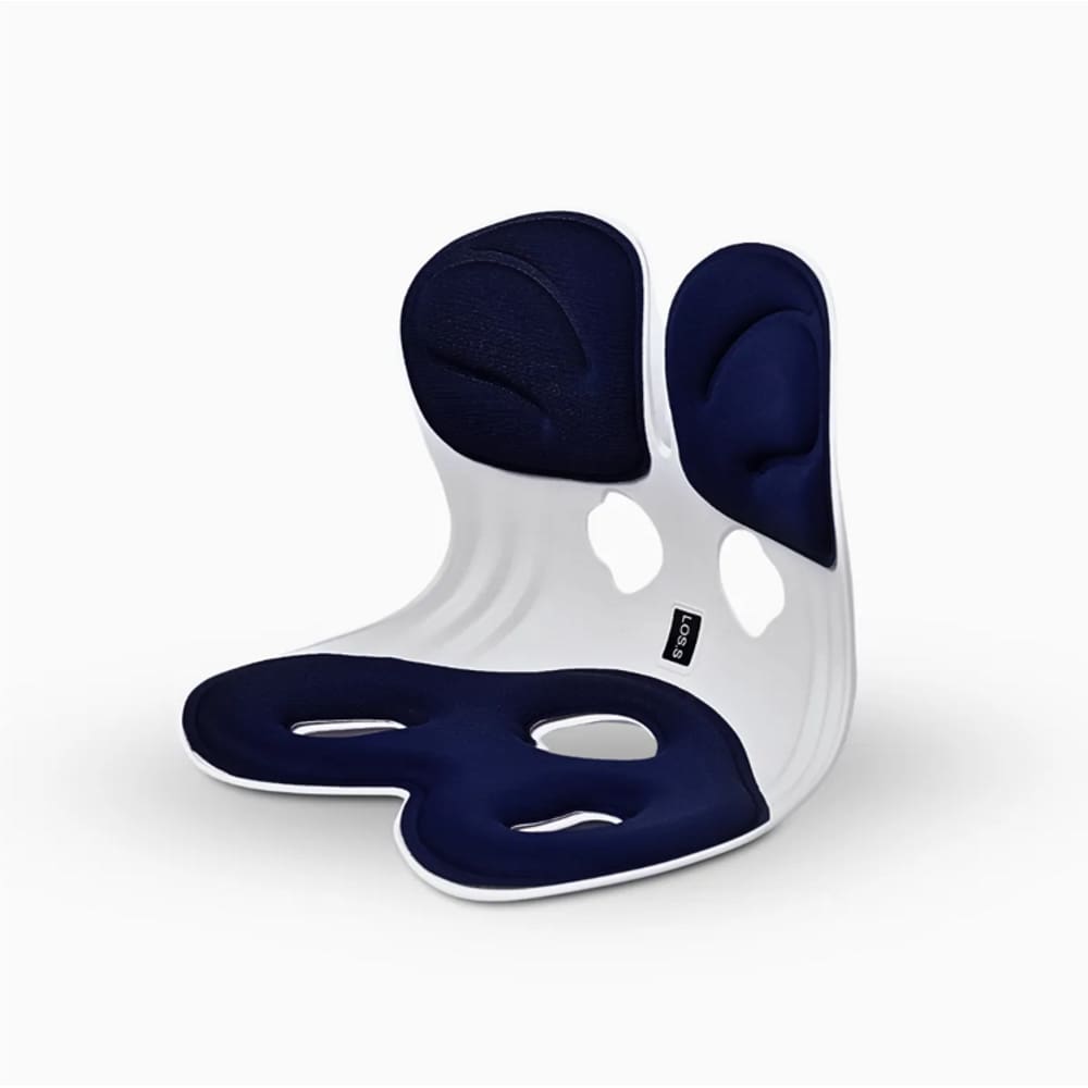 Almofada de Apoio Lombar Cadeira Correção de Coluna G AZUL