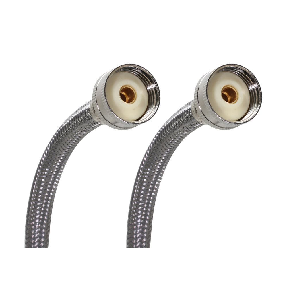 Conector de máquina de lavar roupa Fluidmaster B9WM48 Inox 122cm