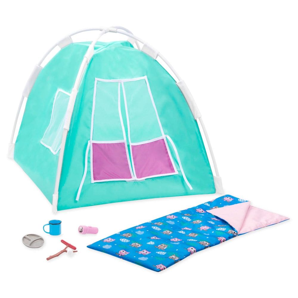 Set de Camping para Muñecas de 18” Our Generation - Tienda y Saco de Dormir