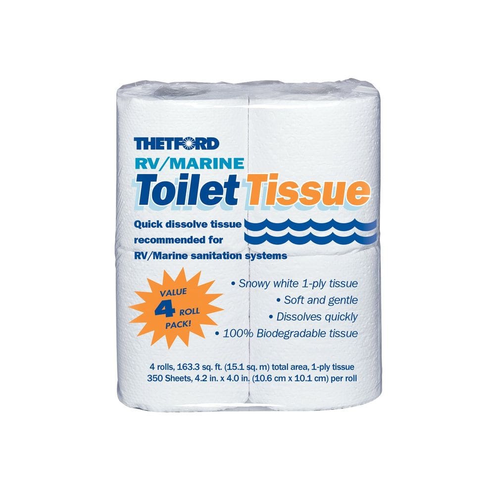 Papel higiênico Thetford 20804 RV Marine 1-Ply 4 rolos