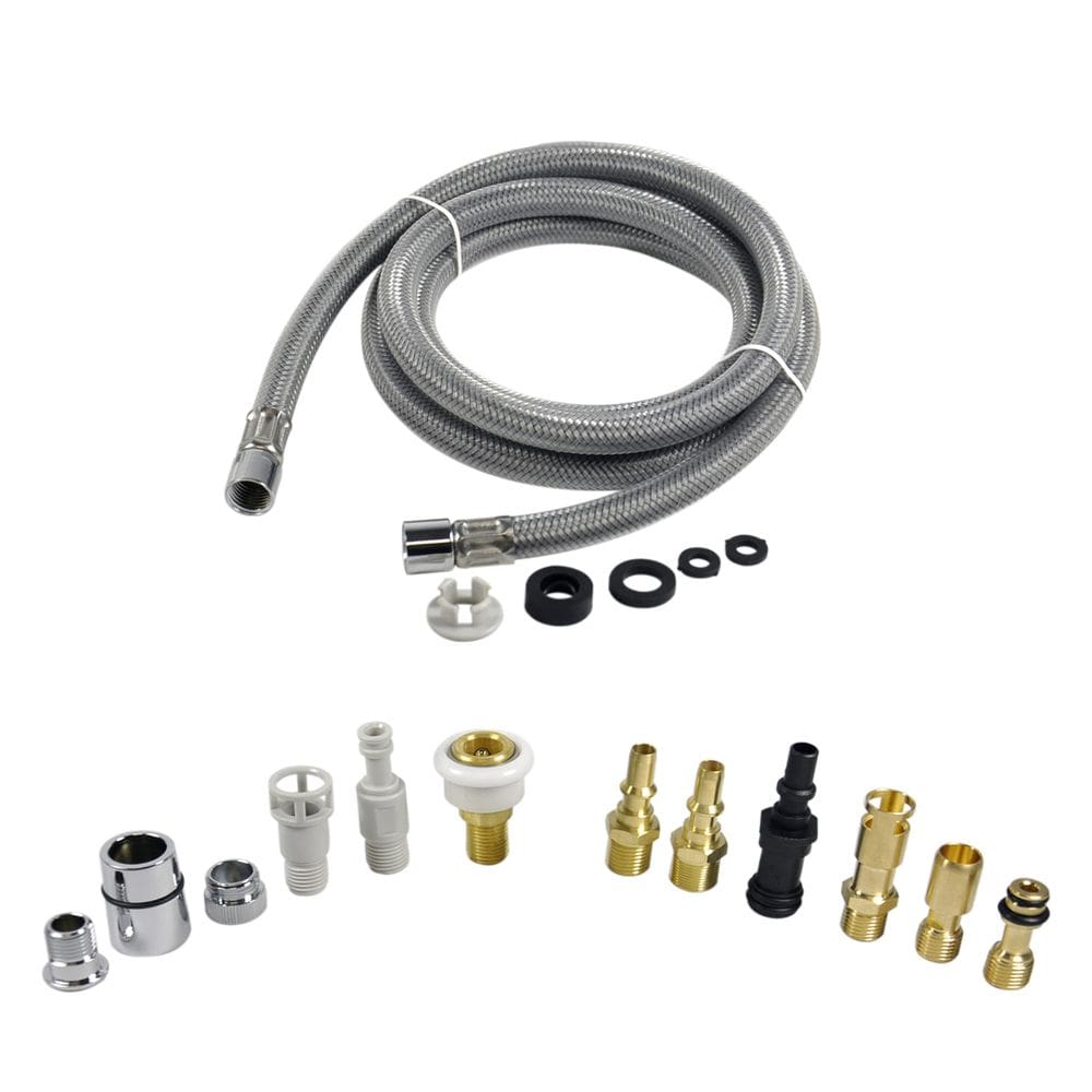 Kit de substituição de mangueira de torneira de cozinha Danco 145 cm trançado de nylon