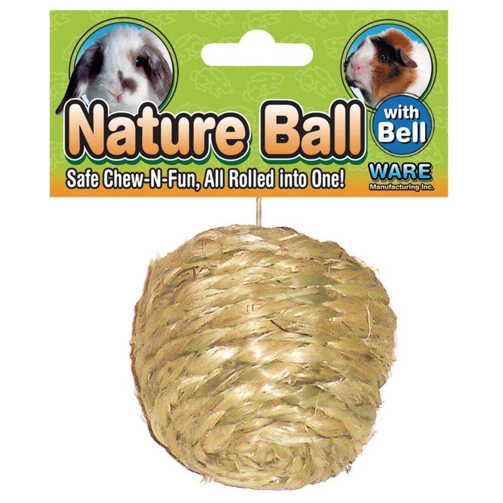 Bola de Sisal para Mascotas Mediana 9,5 cm con Cascabel