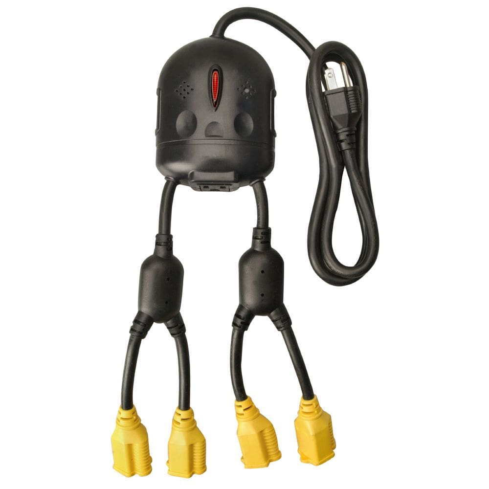 Regleta Coleman Cable 04921 5 Tomas 1.2 m Negra