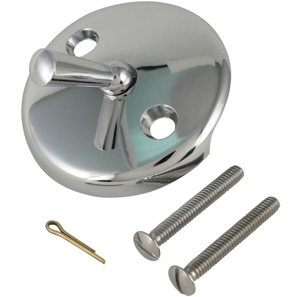Placa de alavanca de drenagem Plumb Pak PP826-1 em latão cromado