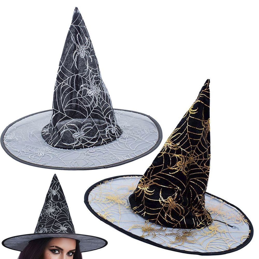 Chapeu Bruxa Hallowen Carnaval 2 Uni Festa Fantasia Mago Feiticeira Bruxinha Magico Evento Tematico