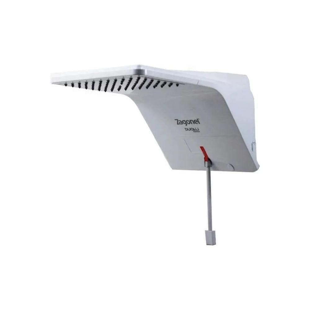 Zagonel Chuveiro Eletrônico Ducali 220v 7500w, Branco