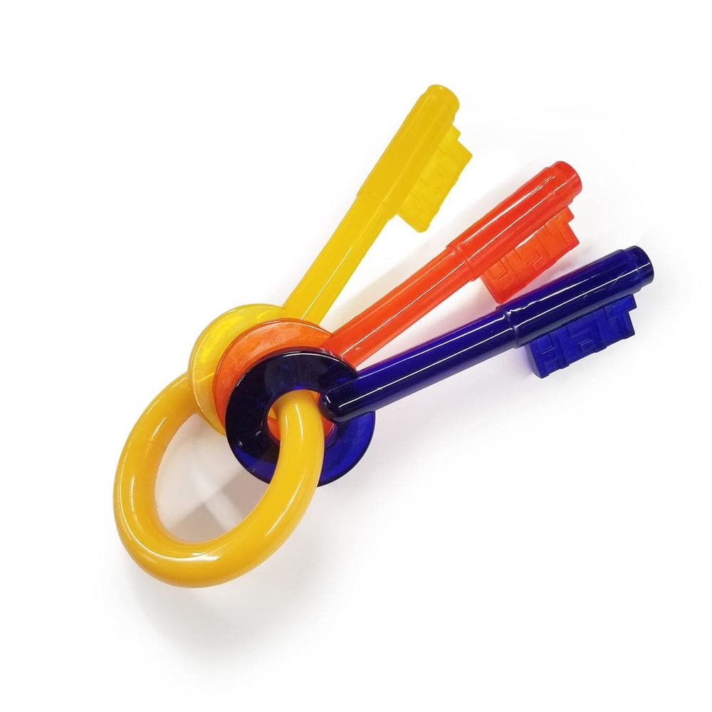 Brinquedo para animais de estimação Nylabone Puppy Chew Key Ring Sabor Bacon Small