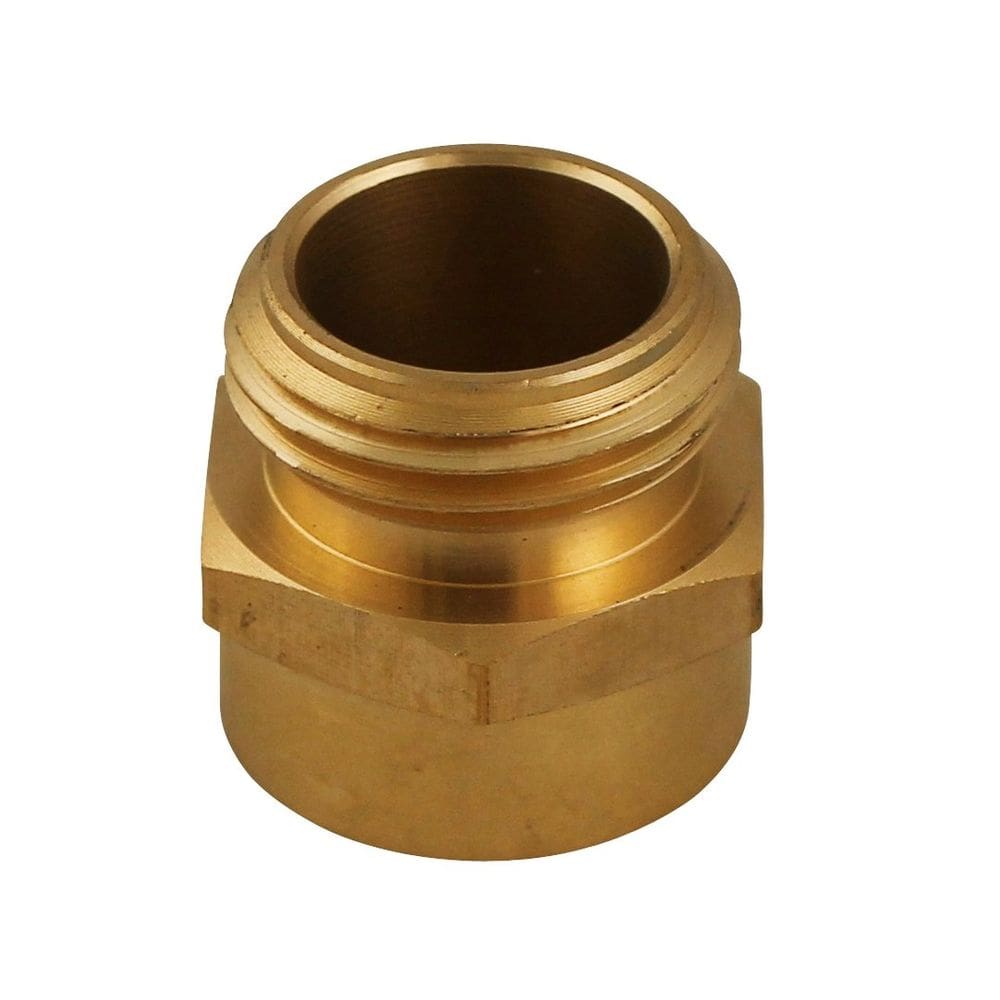 Adaptador de mangueira de jardim Plumb Pak PP850 Brass 3/4” Mht x Fip