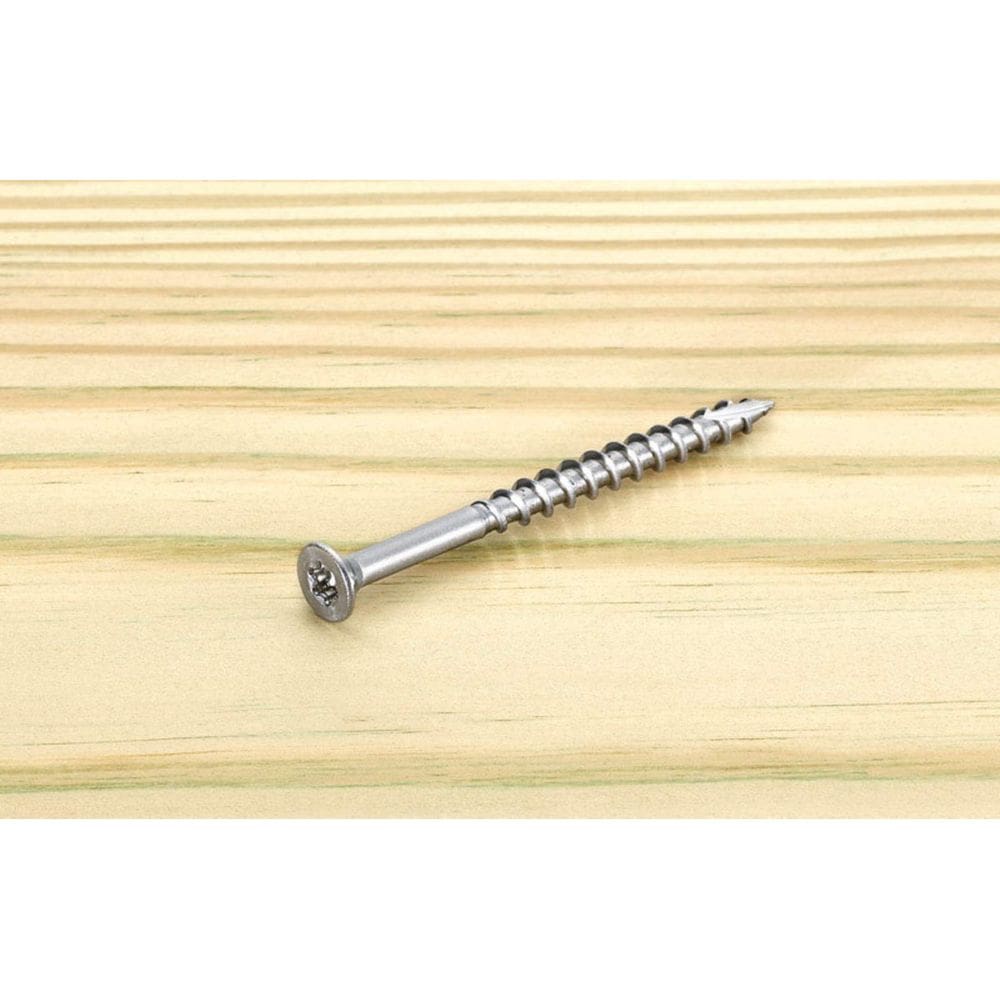 Tornillo Starborn Deckfast N.º 7,6 cm Acero Inoxidable Paquete de 75