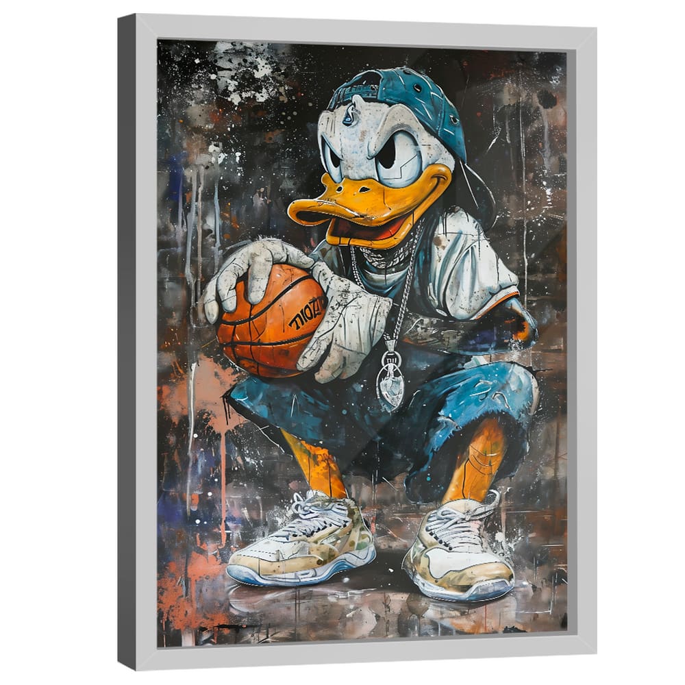 Quadro Decorativo Donald Basquete