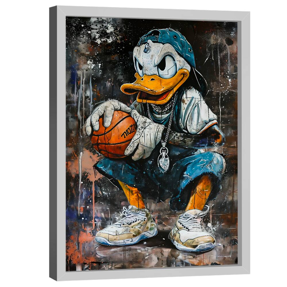 Quadro Decorativo Donald Basquete