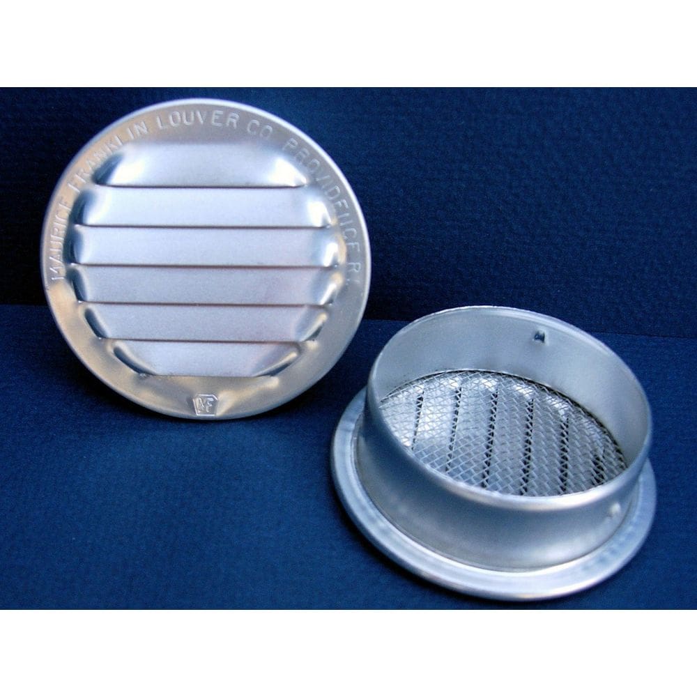 Louver Maurice Franklin Louver Mini Alumínio 4x4cm Prateado