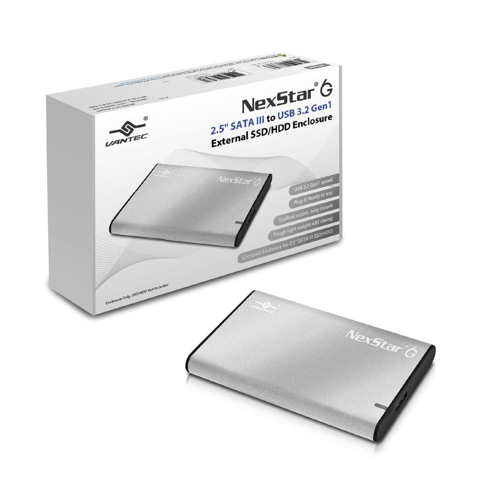 Compartimento HDD/SSD Vantec NexStar 6G 2,5” USB 3.2 Gen1