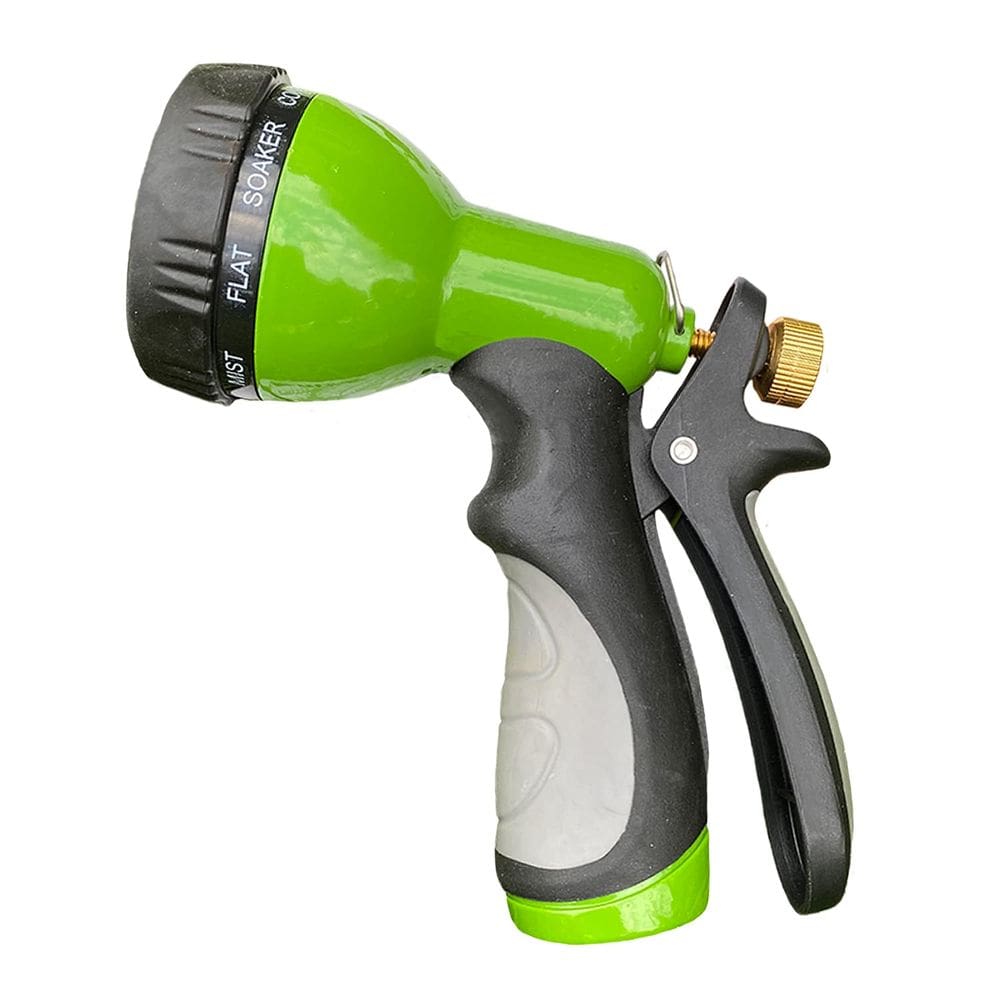 Bocal de mangueira ergonômico Valve Rugg Vibrant 9 Pattern Verde