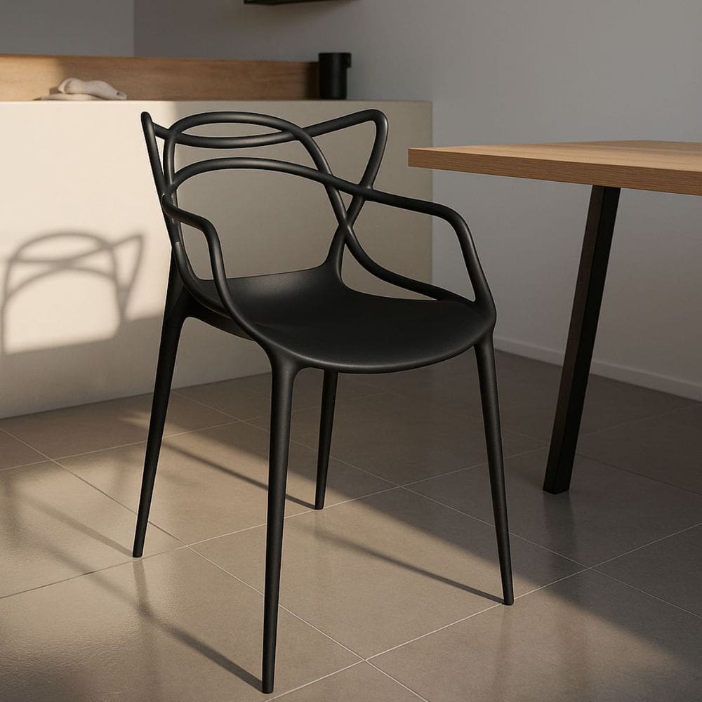 Cadeira Descanso Polipropileno Leitura Sala de Estar