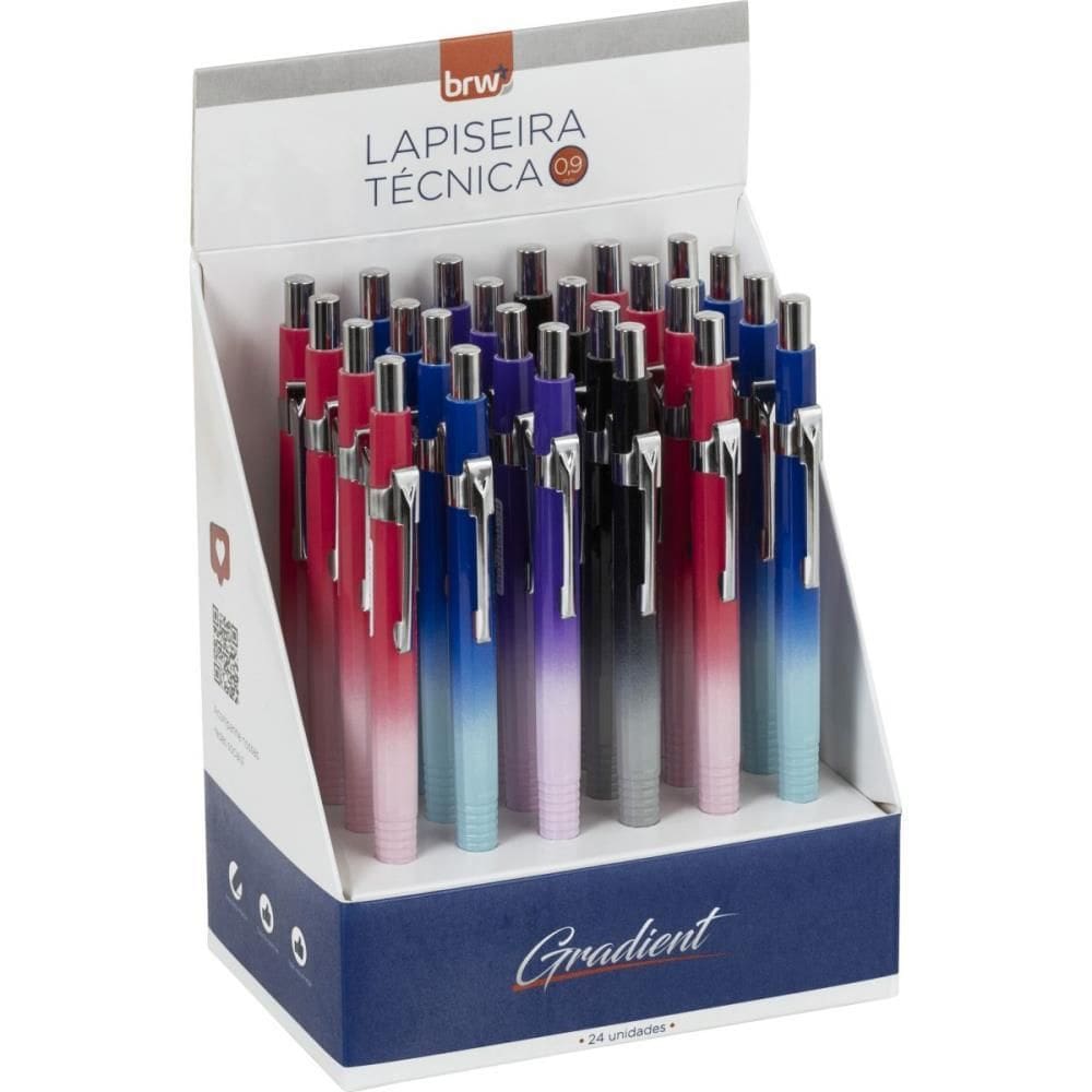 Lapiseira 0.9Mm Tecnica Degrade Cores