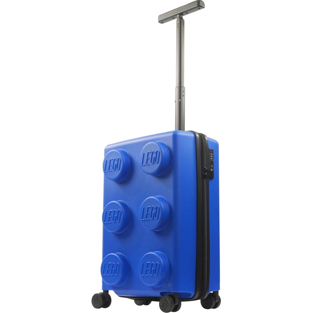 Mala De Viagem Expansivel Com Rodas 56x35x23cm Azul Lego