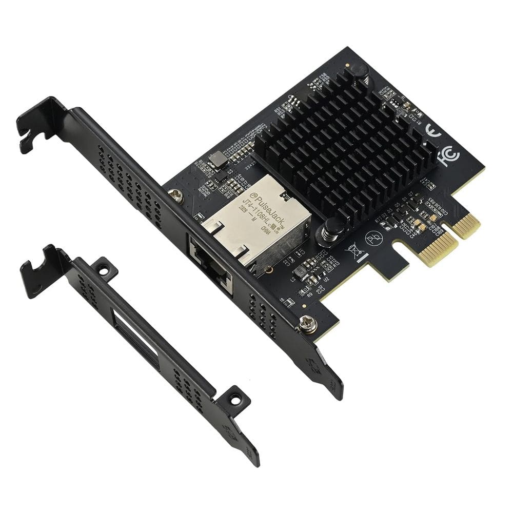Placa de rede Ethernet PCI-e x1 de porta única de 10 Gbps IO CREST