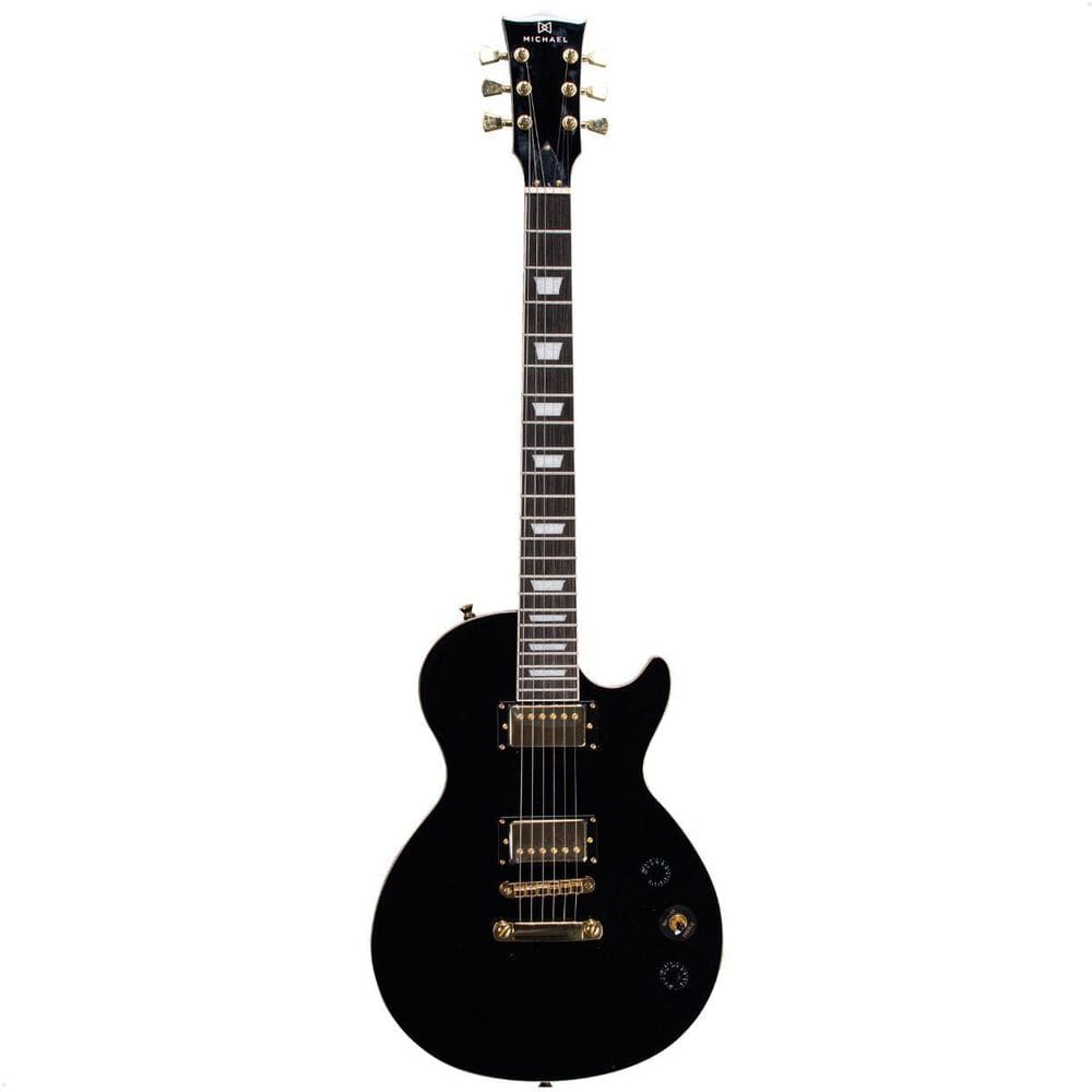 Guitarra Michael Single Cutway Gml325N Abk Preto