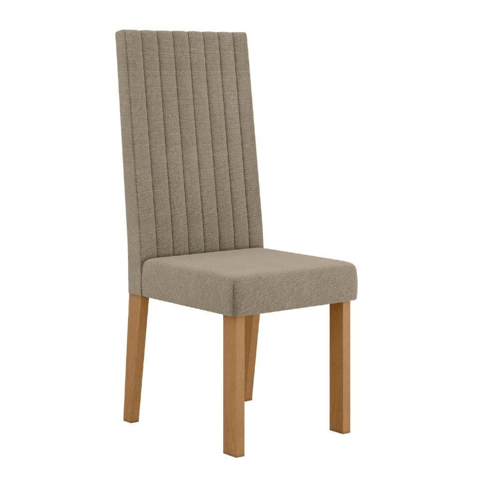 Kit 6 Cadeiras Laura Com Encosto – Tecido Veludo Suede Bordado Estrutura 100% MDF – Sonetto