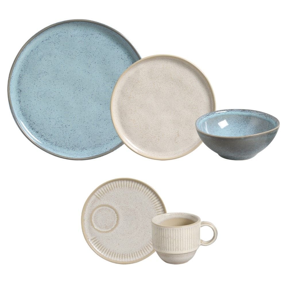 Aparelho de Jantar 30 Peças Breeze + Latte Porto Brasil