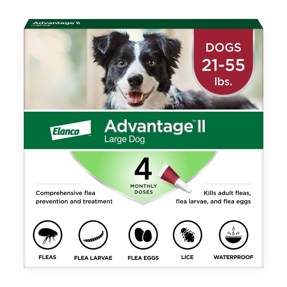 Tratamento e prevenção de pulgas Advantage II Cão grande 10-25 kg