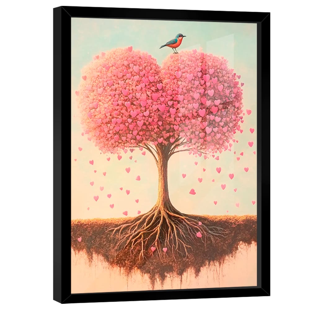 Quadro Decorativo Árvore do Amor