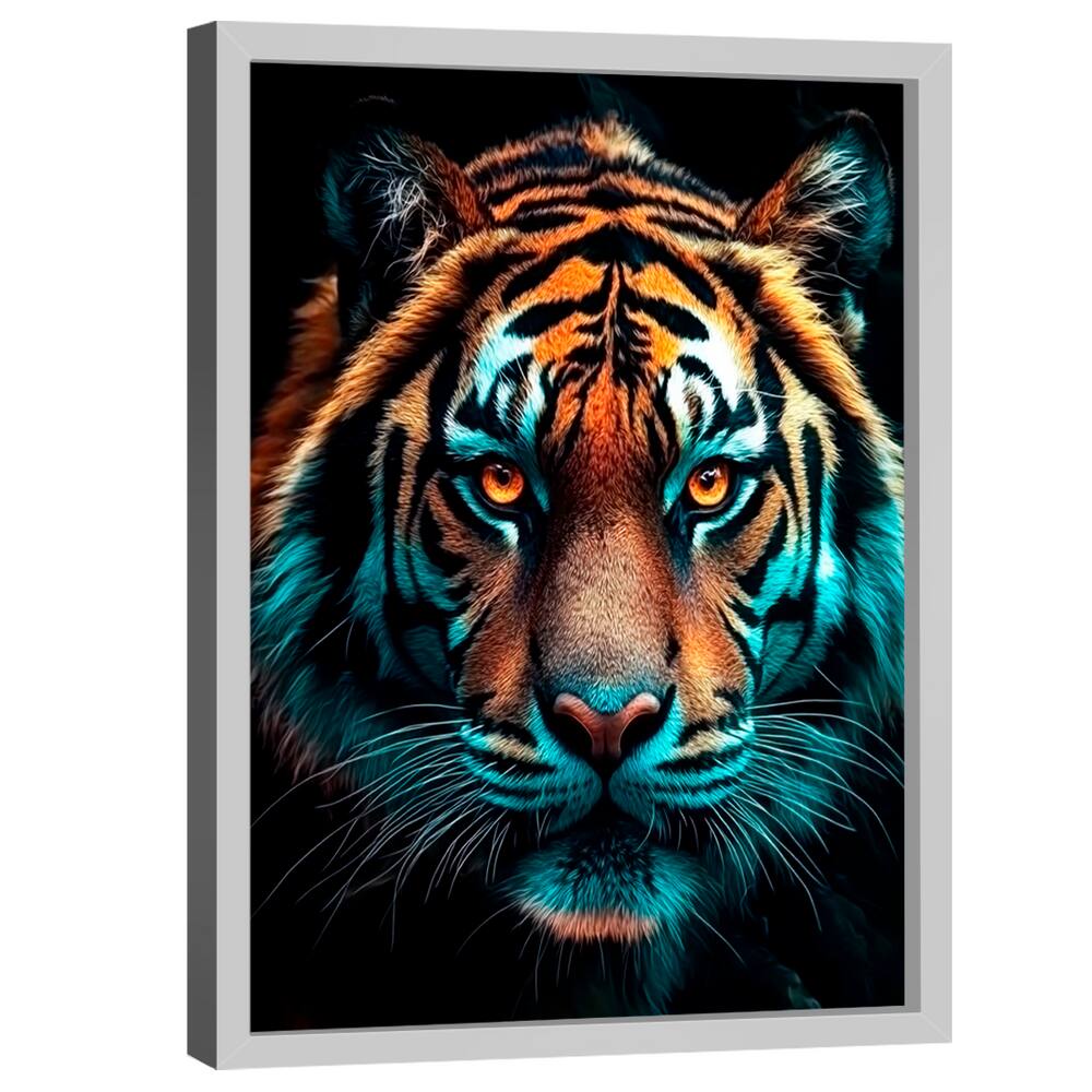 Quadro Decorativo Tigre Majestoso Variação