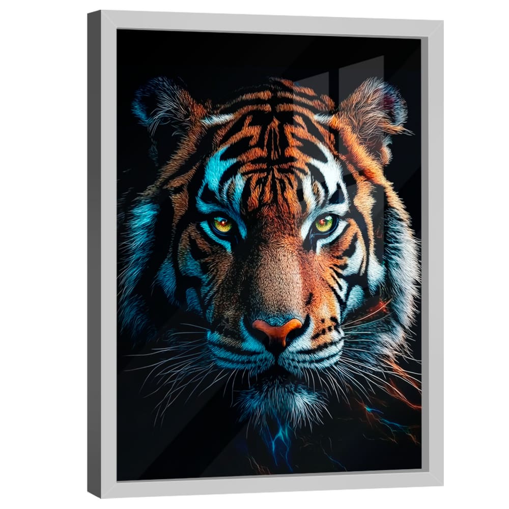 Quadro Decorativo Tigre Majestoso