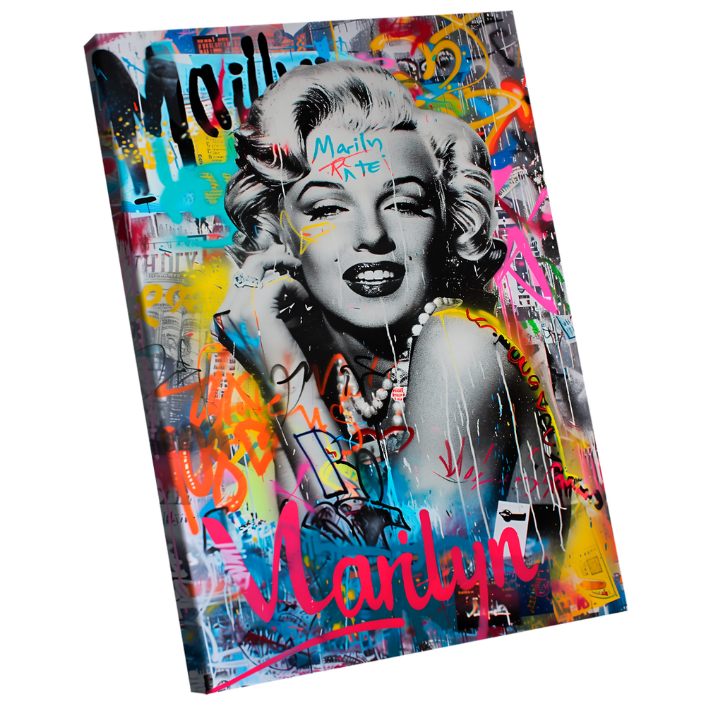 Quadro Decorativo Marilyn Monroe Grafite