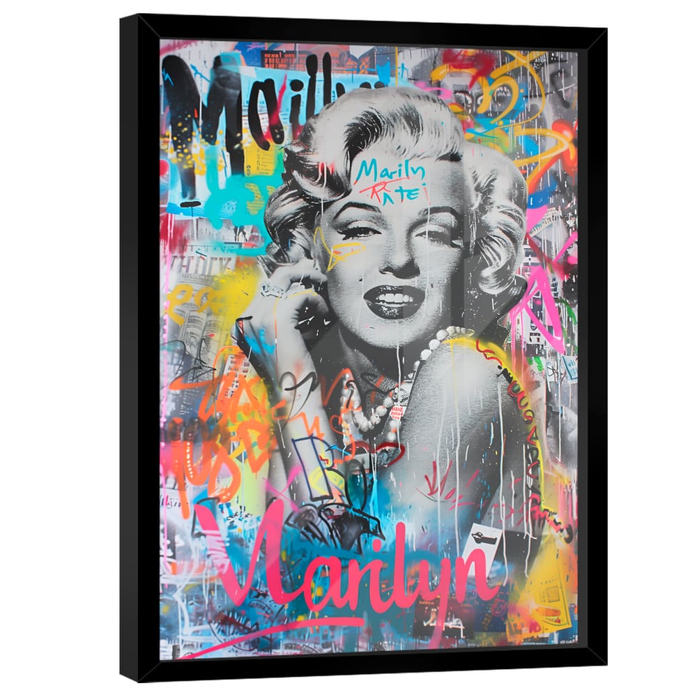 Quadro Decorativo Marilyn Monroe Grafite