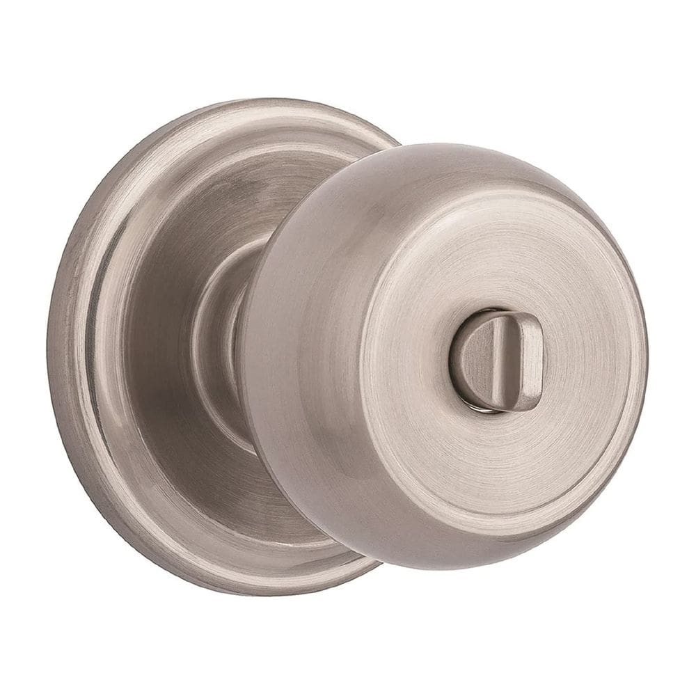 Maçaneta de porta com fechadura BRINKS Stafford Satin Nickel sem usar as mãos