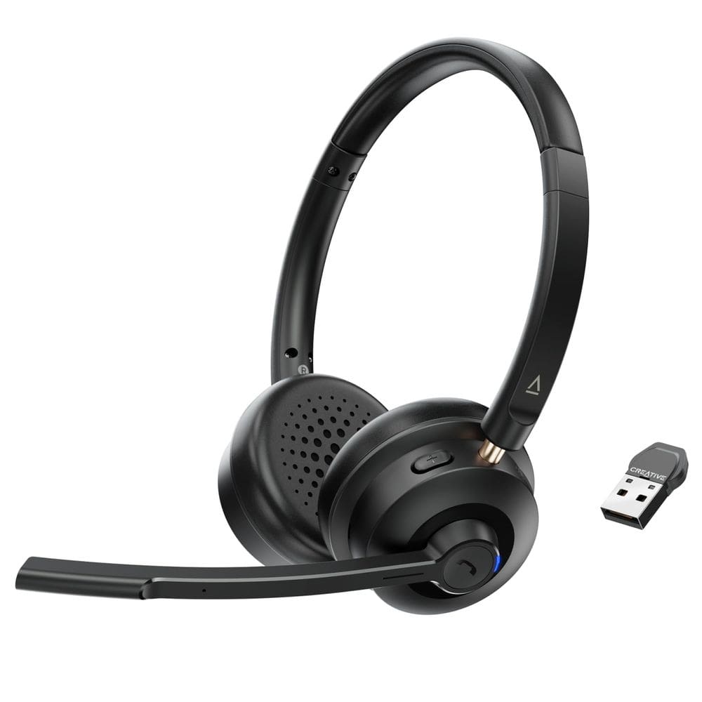 Auriculares inalámbricos on-ear Creative Chat con micrófono cancelador de ruido