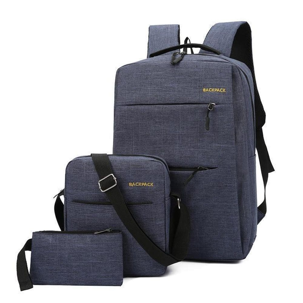 Mochila Grande Executiva Escolar E Para Notebook 15.6 Poleg