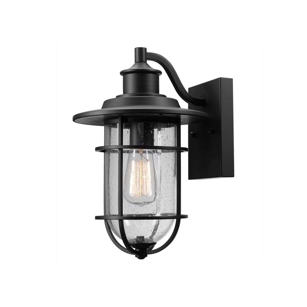 Arandela de parede Globe Electric Vintage 1-Light Natural Black