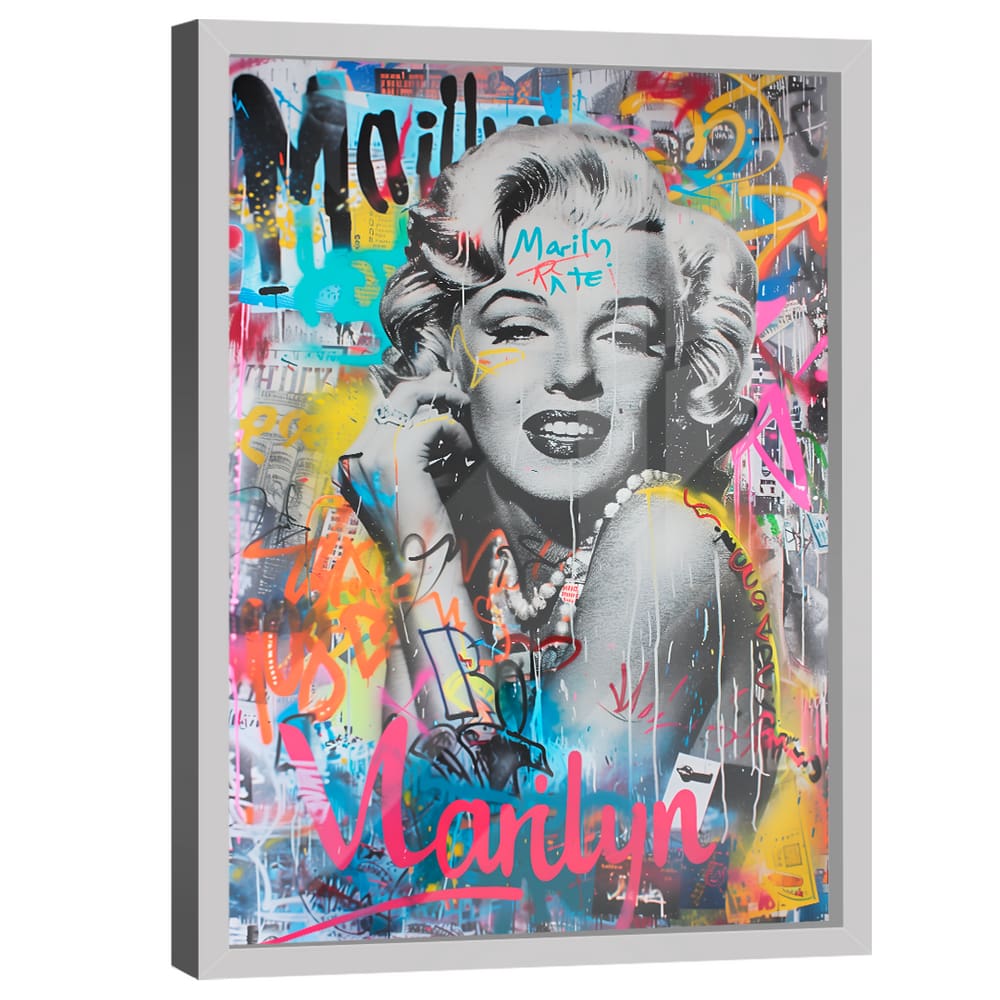 Quadro Decorativo Marilyn Monroe Grafite